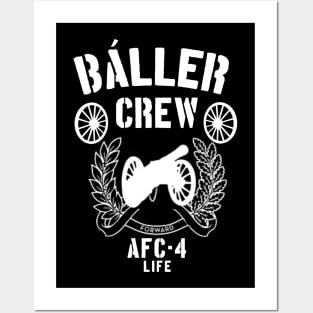 Arsenal FC Bullet Club (White) Posters and Art